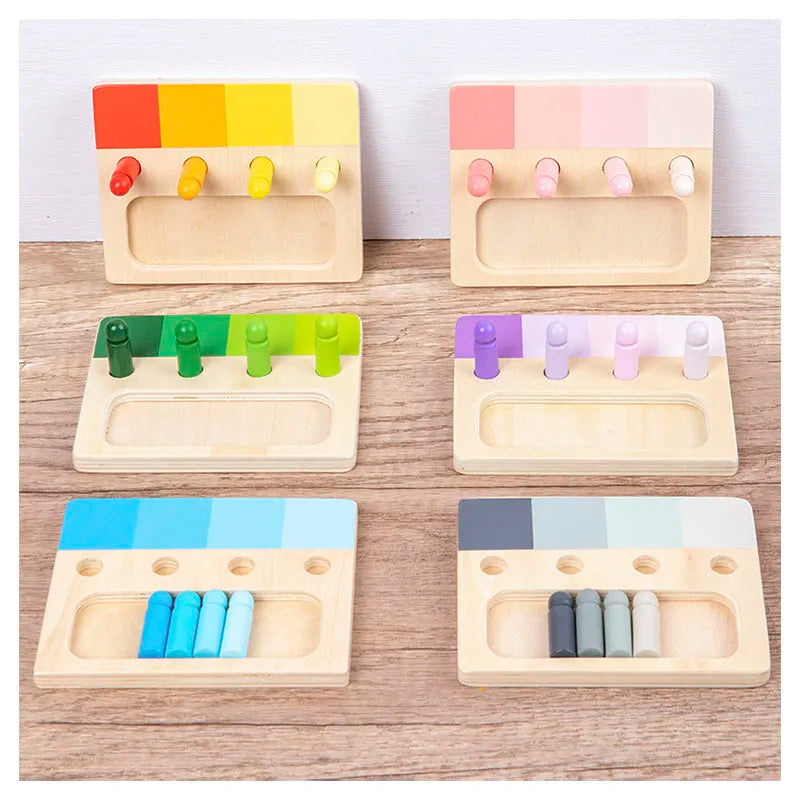 Woods™ - Colorful Montessori - Wooden learning board