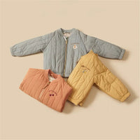 Thumbnail for Mini Fashion™ - Cotton Winter Coat with Embroidery.