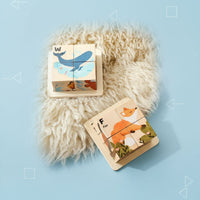 Thumbnail for WoodMind – Creative & Educational – 6-in-1 Montessori Animal Wooden Puzzle