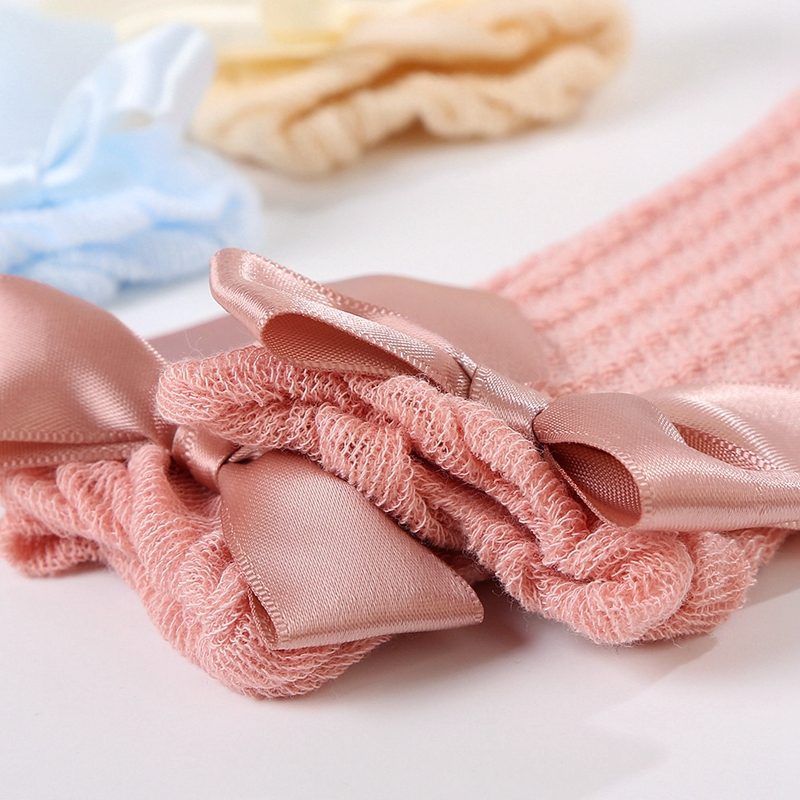 LittleCharm – Soft & Stylish – Girls' Knee-High Socks with a Bow