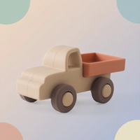 Thumbnail for Montessori Silicone Toy Car – Safe & Teething-Friendly – Silicone Teething Toy Vehicle