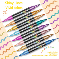 Thumbnail for ArtShine – Colorful & Sparkling – Double-Sided Glitter & Glow-in-the-Dark Marker Set