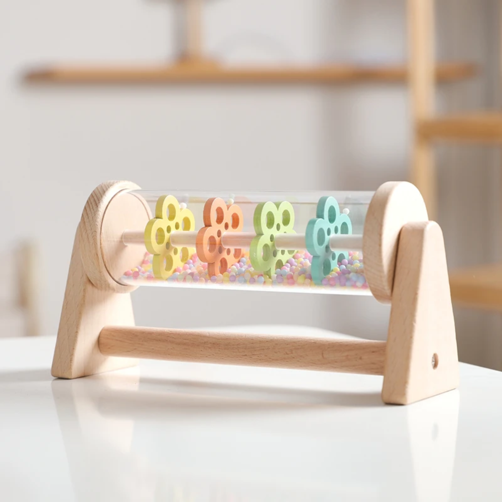 TinyMelody – Soothing & Educational – Wooden Musical Toy with Rain Sound