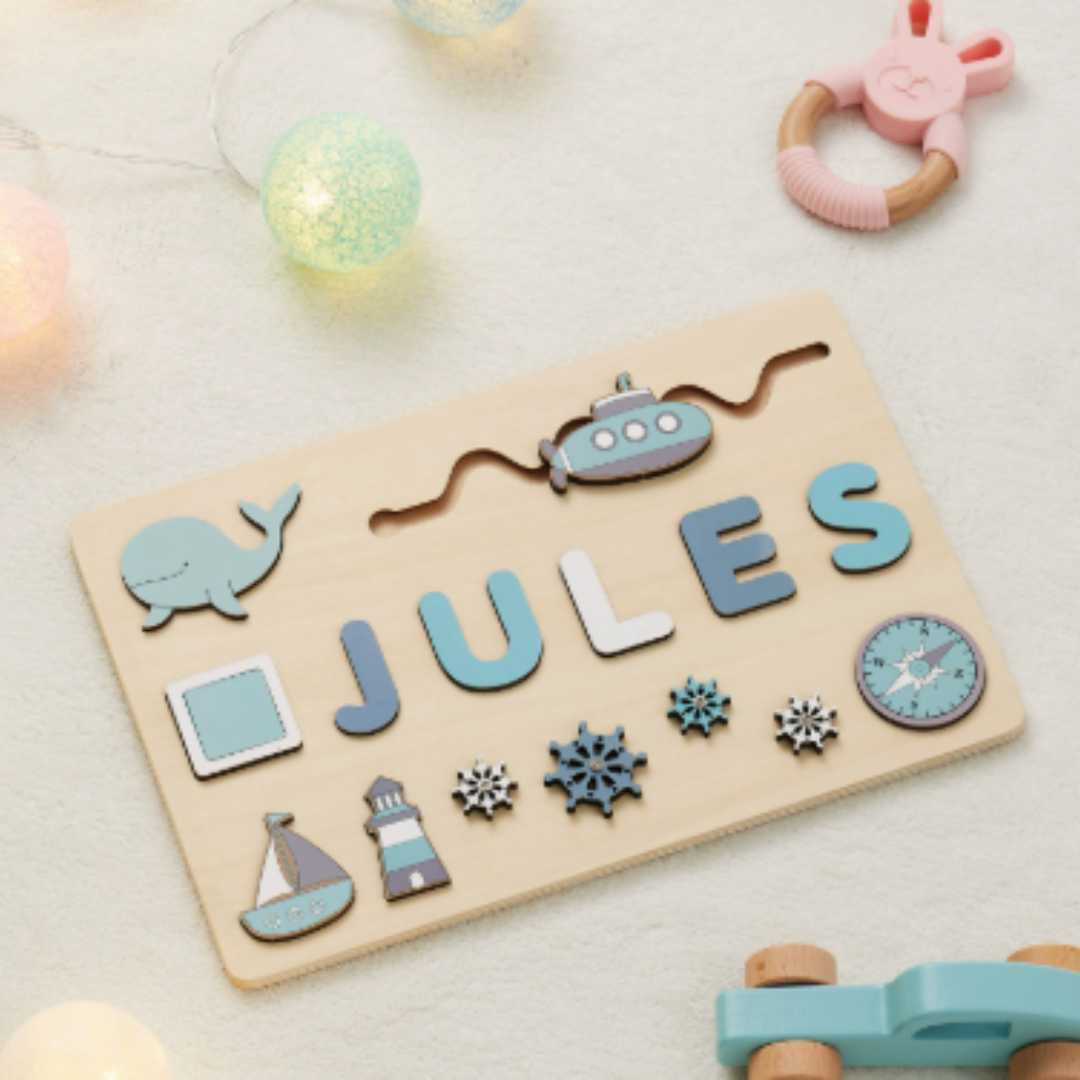 Woods - Your own name tag! - Name jigsaw puzzle