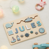 Thumbnail for Woods - Your own name tag! - Name jigsaw puzzle