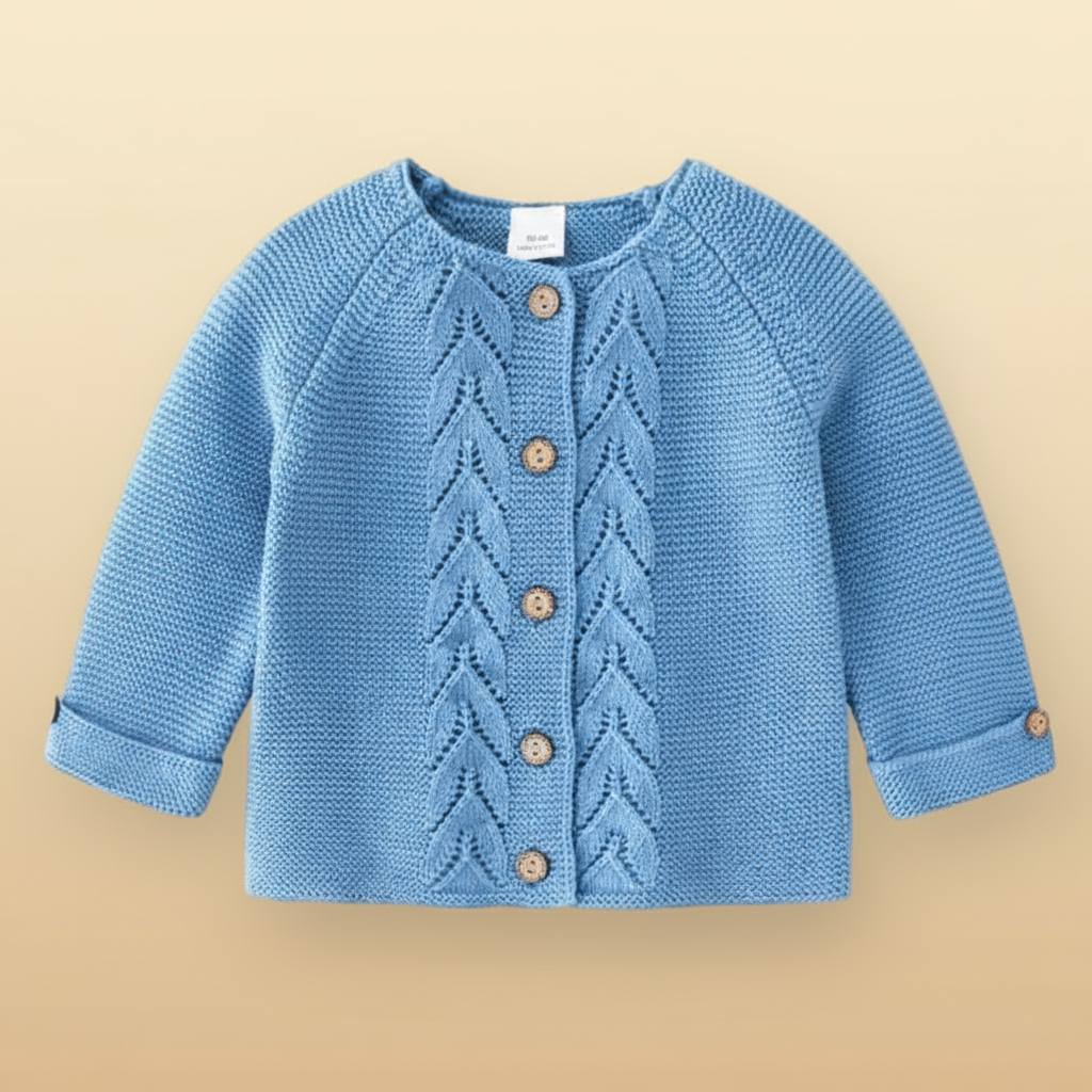 CozyCub – Comfortable & Stylish – Knitted Children's Cardigan Sweater