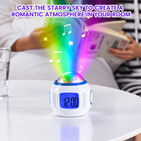 Thumbnail for ColorTime – Colorful & Multifunctional – Digital Children's Alarm Clock with Night Light