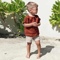 Thumbnail for LittleClassic – Elegant & Comfortable – Boys' Linen Shirt with Button Detail