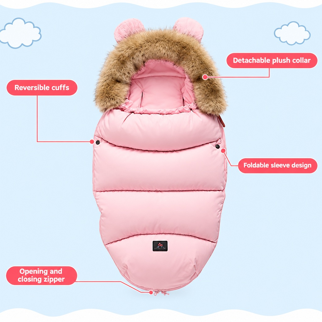CozyRide – Warm & Cozy – Baby Sleeping Bag for Strollers