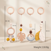 Thumbnail for Wooden Baby Rattle Toy – Sensory & Safe – Baby Gym