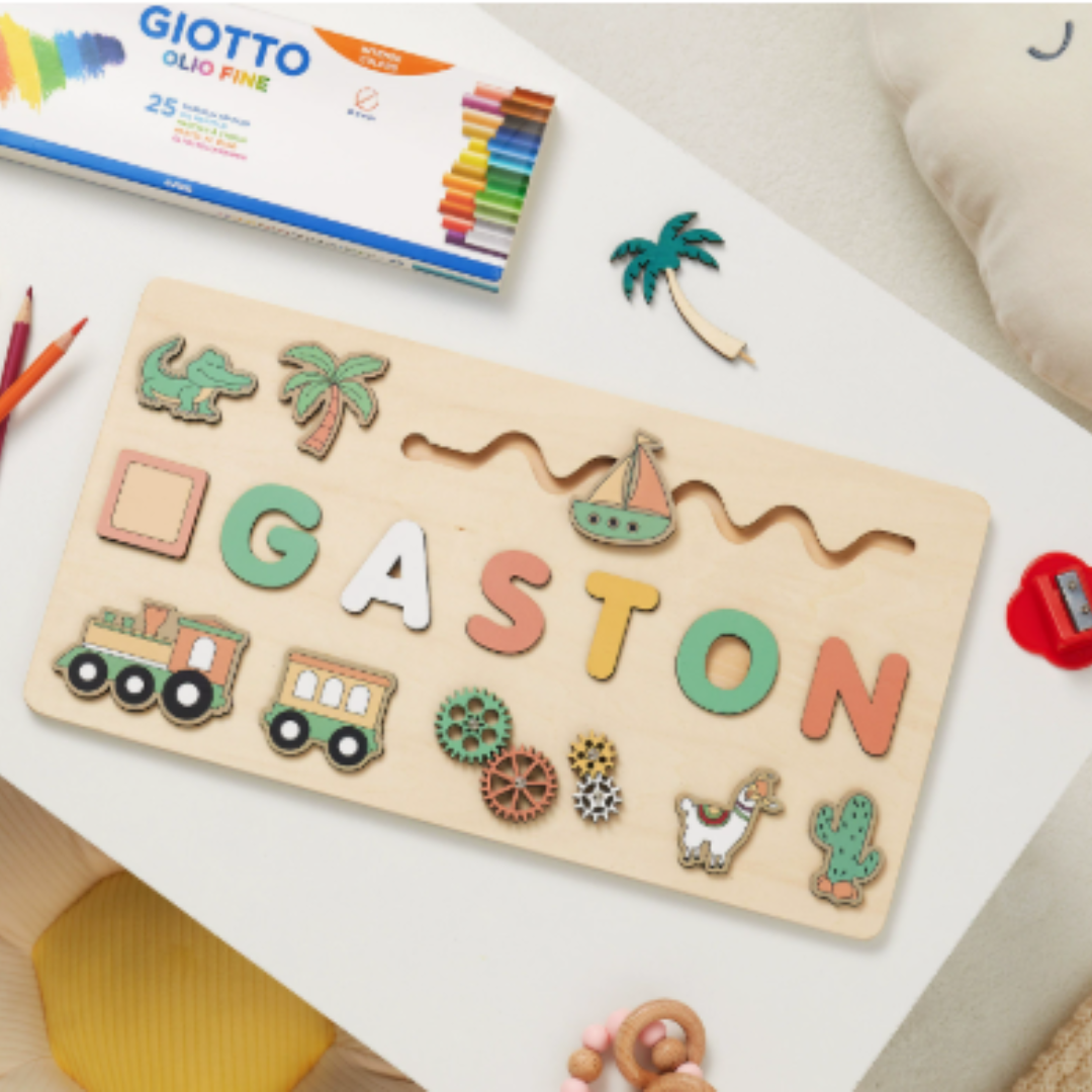 Woods - Your own name tag! - Name jigsaw puzzle