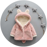 Thumbnail for CozyPrincess – Warm & Soft – Plush Girls' Jacket with Hood