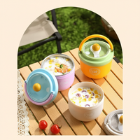 Thumbnail for MealMate – Practical & Insulated – Stainless Steel Lunch Bowl with Spoon
