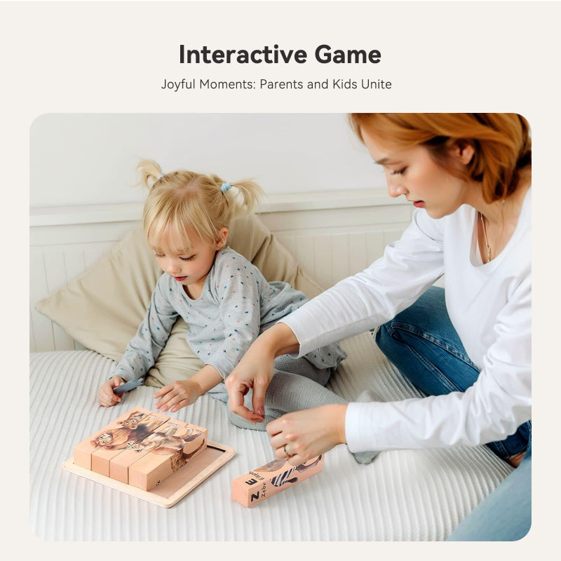 ZooStack – Wood & Interactive – Animal Block Puzzle