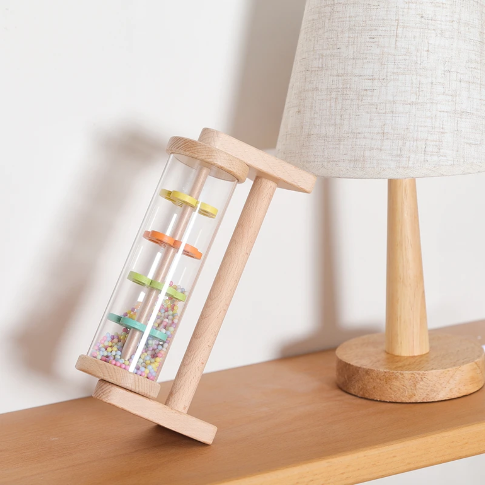 TinyMelody – Soothing & Educational – Wooden Musical Toy with Rain Sound