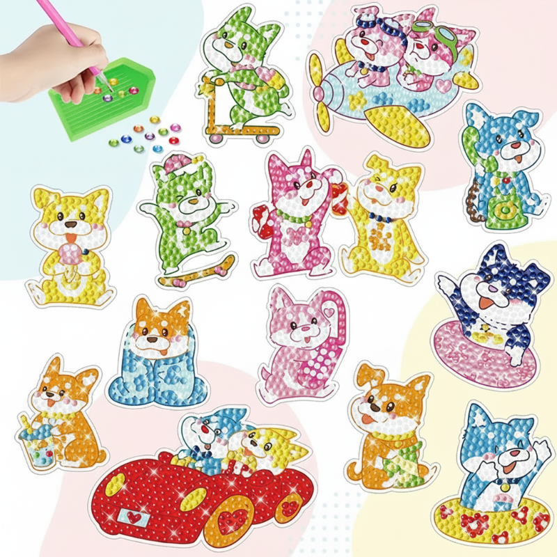 GemArt – Shady & Shiny – Diamond Painting Stickers