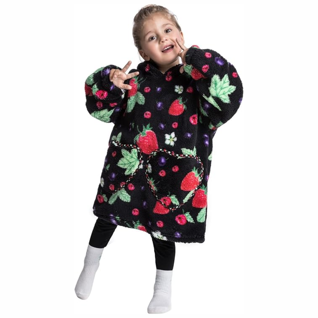 HappySnug – Cute and comfortable – Children's blanket with hood