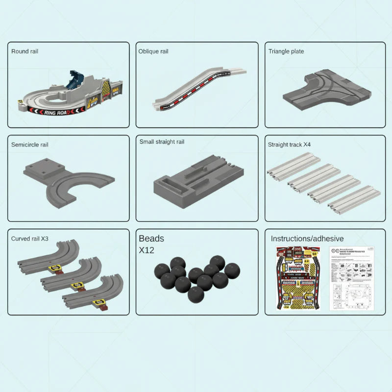 WorkZone – Imaginative & Fun – Electric Construction Race Set