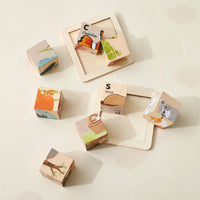 Thumbnail for WoodMind – Creative & Educational – 6-in-1 Montessori Animal Wooden Puzzle