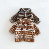 Thumbnail for LittleWarm – Cozy & Stylish – Winter Coat with Fair Isle Pattern