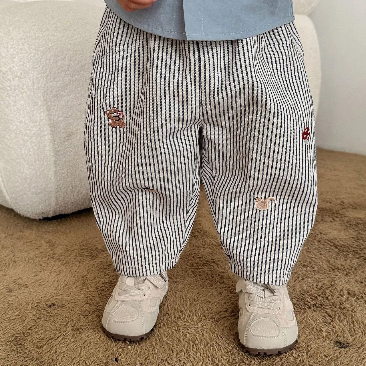 LittlePatch – Soft & Comfortable – Kids' Pants with Embroidered Details