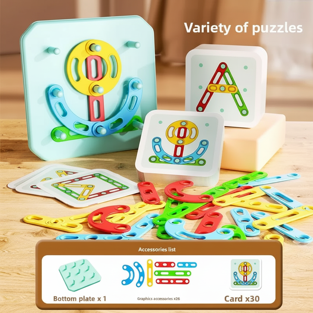 ShapeGenius – Creative & Educational – Geometric Pegboard Puzzle