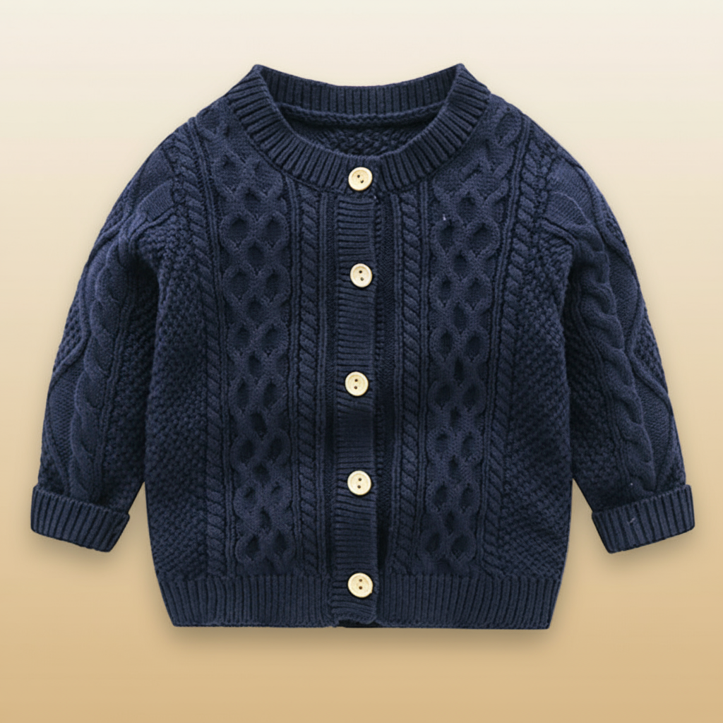 CozyCub – Comfortable & Stylish – Knitted Children's Cardigan Sweater
