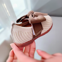 Thumbnail for SweetBow – Cute & Practical – Knitted Baby Shoes with a Butterfly Bow