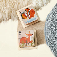 Thumbnail for WoodMind – Creative & Educational – 6-in-1 Montessori Animal Wooden Puzzle