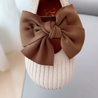 Thumbnail for SweetBow – Cute & Practical – Knitted Baby Shoes with a Butterfly Bow