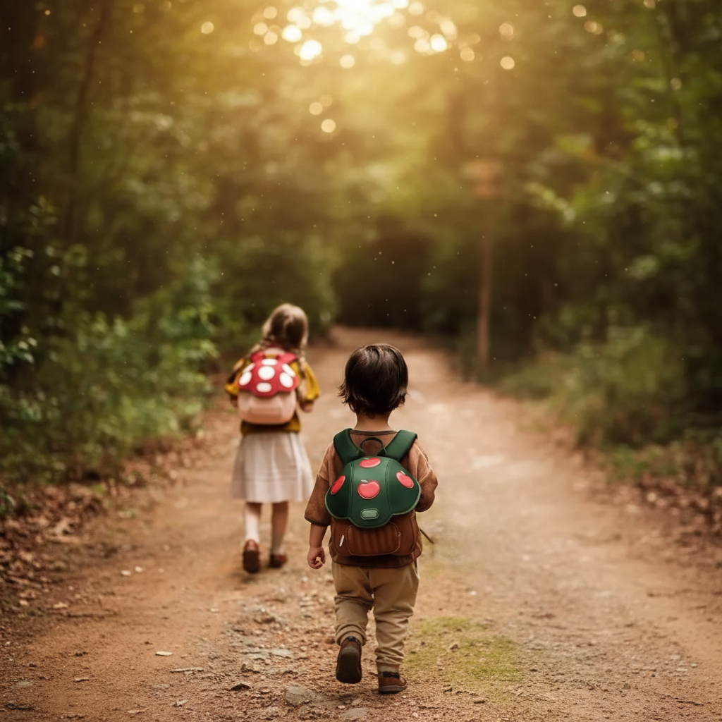 MushroomPack – Cute & Practical – Kids' Backpack Design