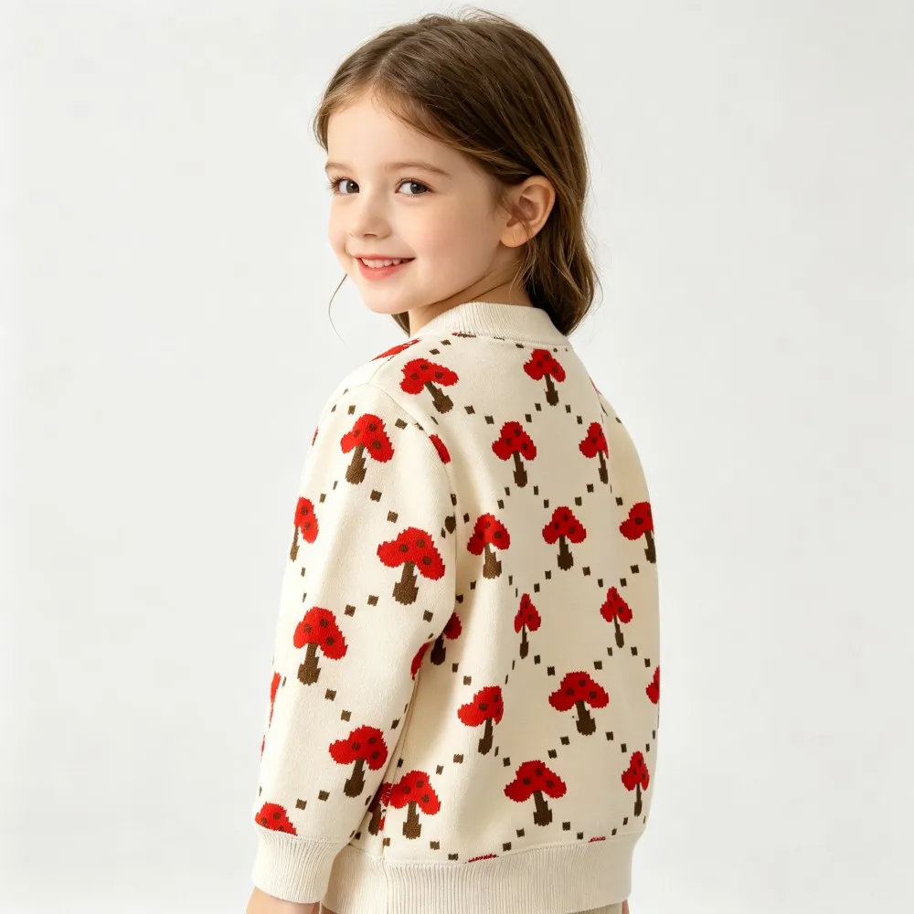 CozyCardi – Soft & Warm – Knitted Cardigan with Cute Prints