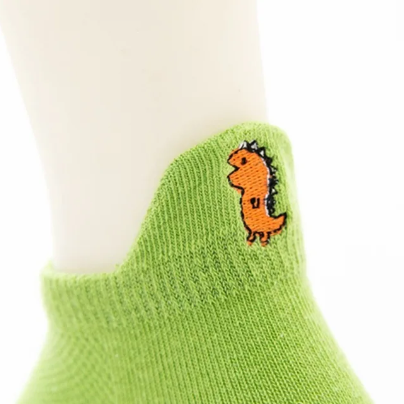 PlayfulToes – Colorful & Soft – Low-Cut Kids' Socks (Set of 5)