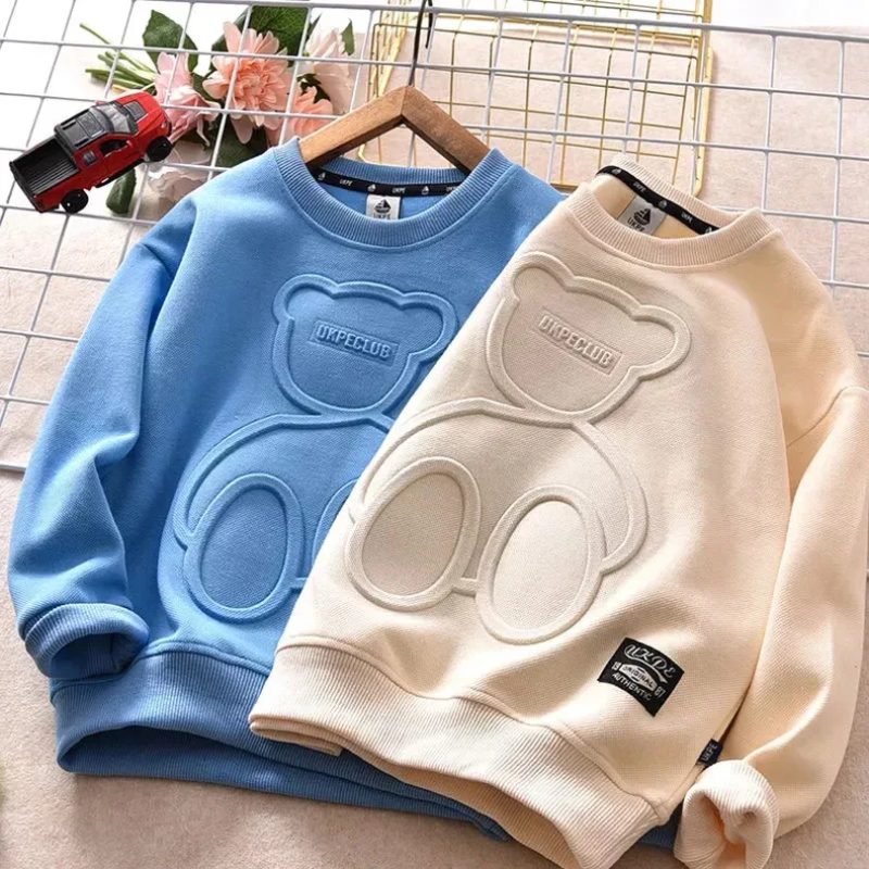 LittleCloud – Comfortable & Cozy – Sweater with 3D Bear Design