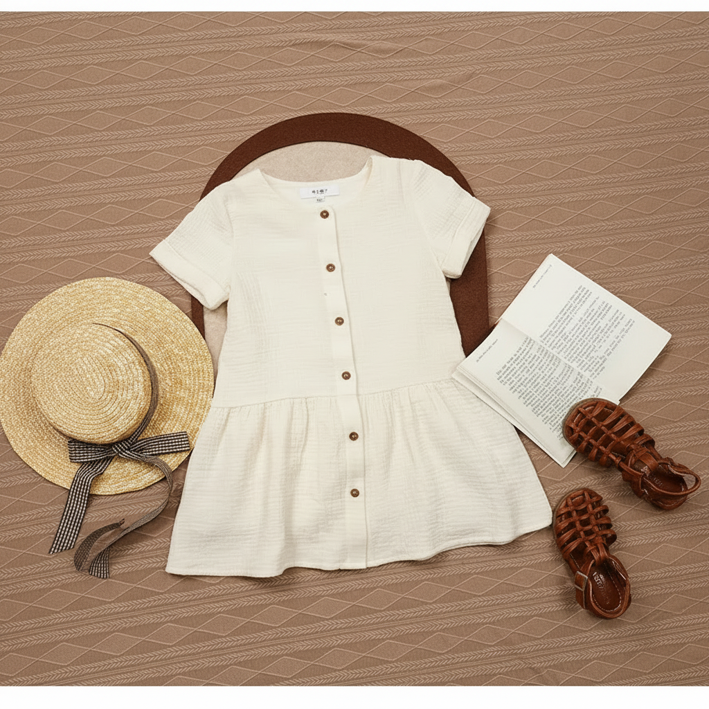 LunaDress – Elegant & Airy – Children's Dress with an A-Line Silhouette