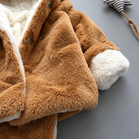 Thumbnail for CozyPrincess – Warm & Soft – Plush Girls' Jacket with Hood
