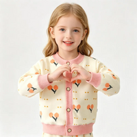 Thumbnail for CozyCardi – Soft & Warm – Knitted Cardigan with Cute Prints