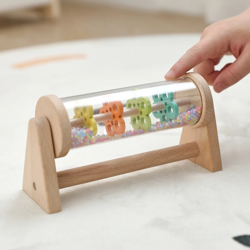 TinyMelody – Soothing & Educational – Wooden Musical Toy with Rain Sound