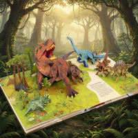 Thumbnail for JurassicKids – Exciting & Educational – 3D Dinosaur Encyclopedia Pop-Up Book