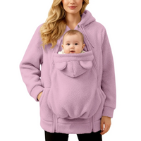 Thumbnail for MamaNest – Warm & Practical – 2-in-1 Carrier Jacket for Mom and Baby