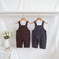 Thumbnail for LeopardChic – Trendy & Comfortable – Girls' Overalls with Leopard Print