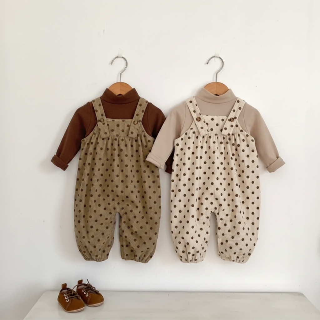 BabyBloom – Cute & Comfortable – Jumpsuit with a Polka-Dot Design