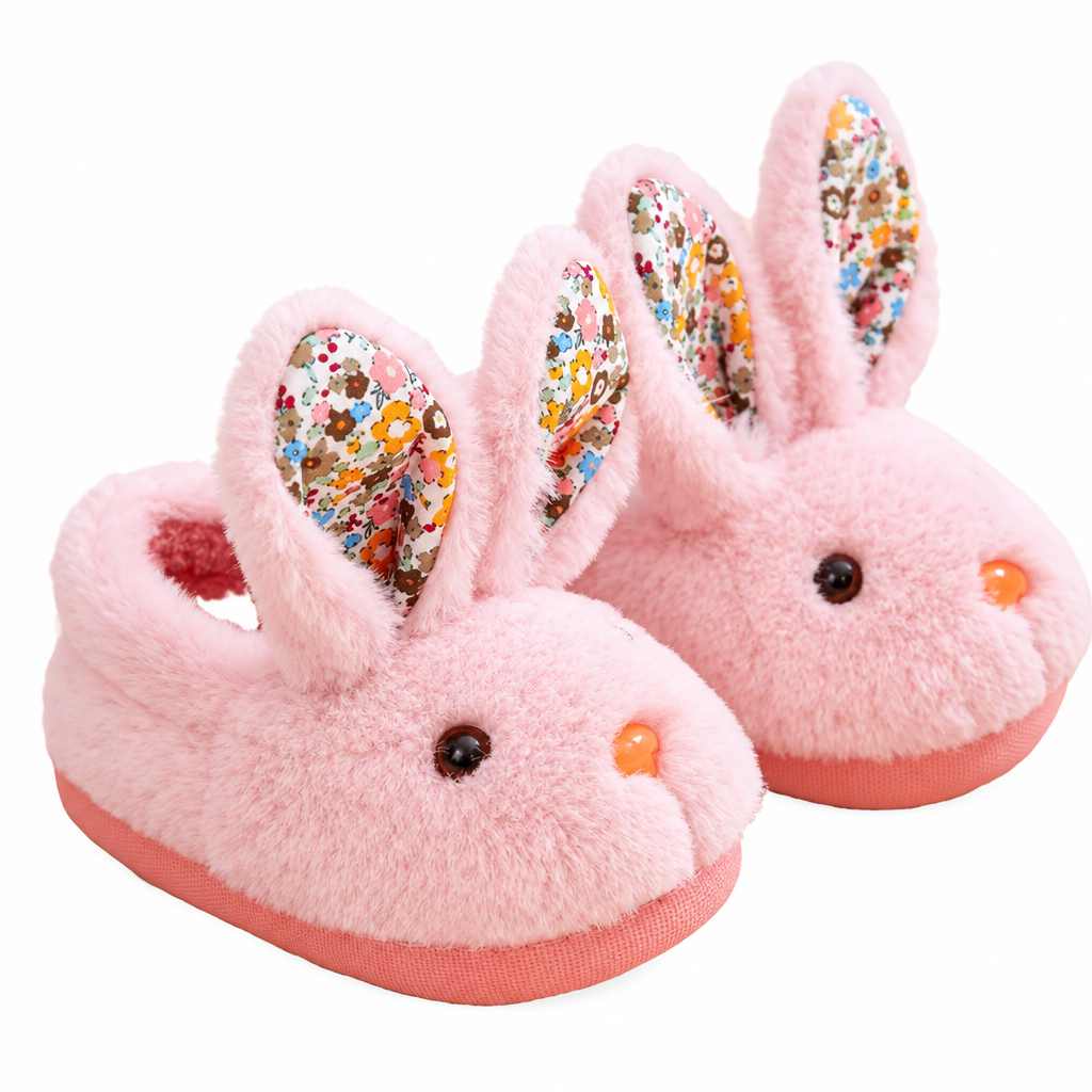 BunnyToes – Soft & Warm – Plush Rabbit Slippers