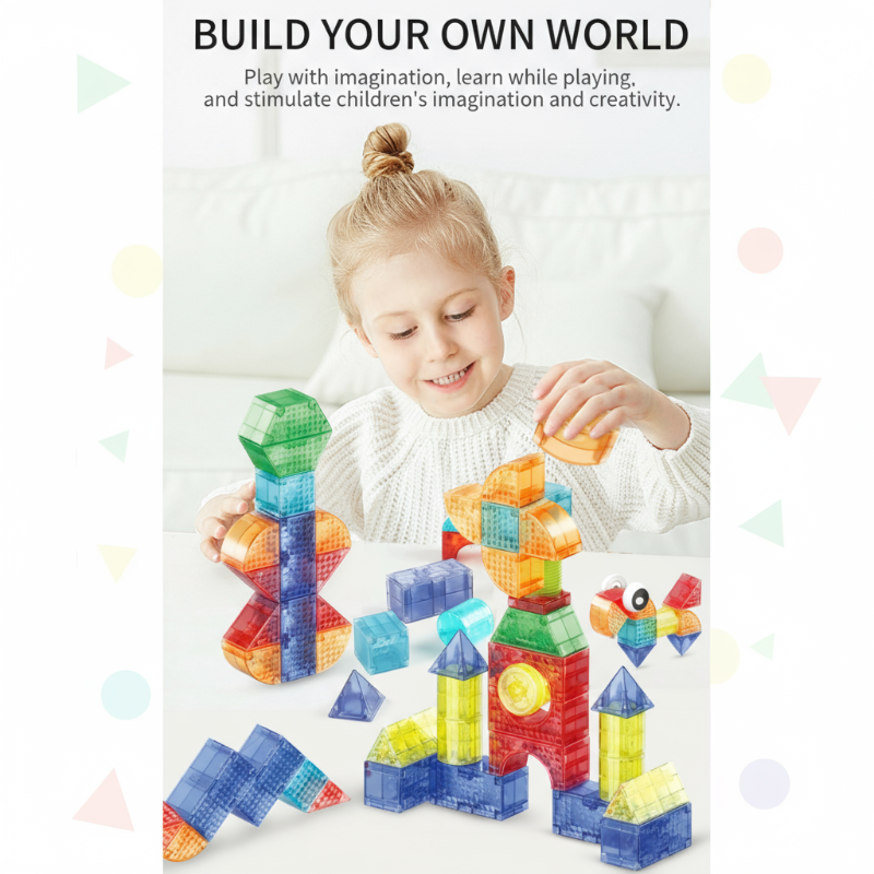 MagniCube – Creative & Educational – Magnetic Building Blocks Set