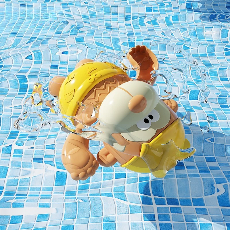Clockwork Monkey Toy – Playful & Water Fun – Wind-Up Bath Toy