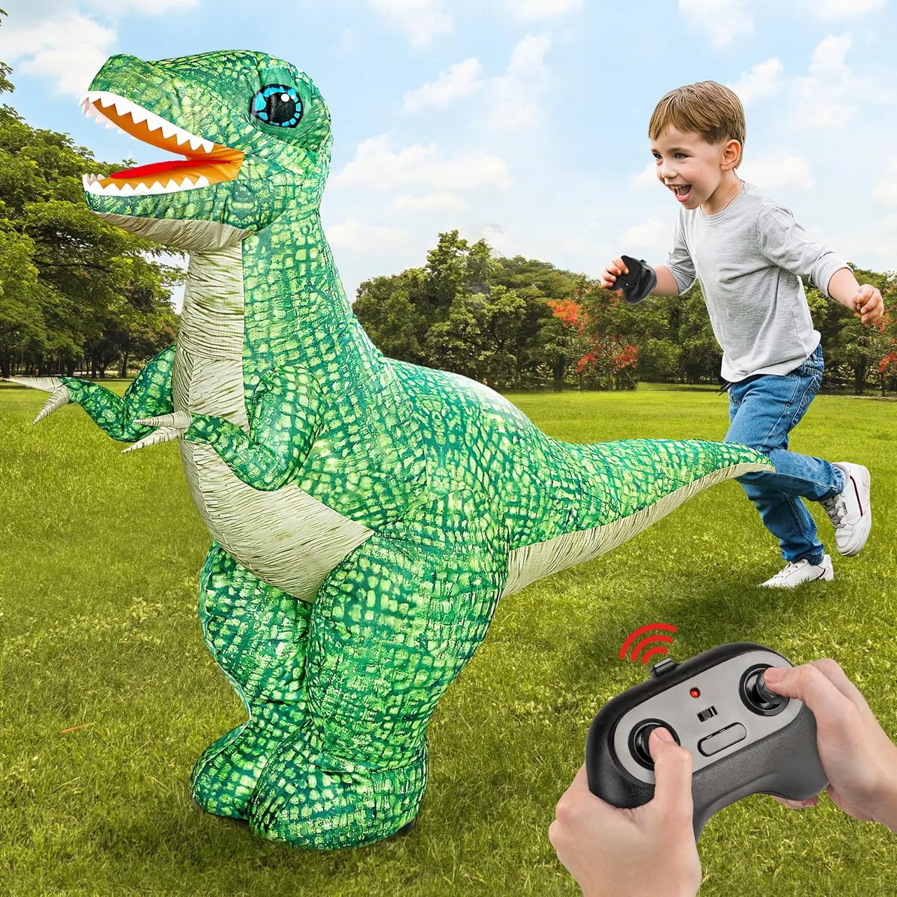 MegaDino – Adventurous & Interactive – Inflatable RC Dinosaur