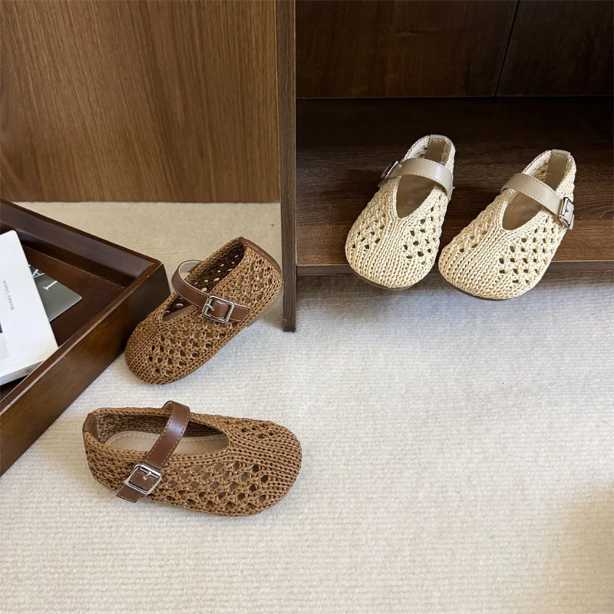 LittleWalkers – Comfort & Breathability – Mary Jane Ballerinas