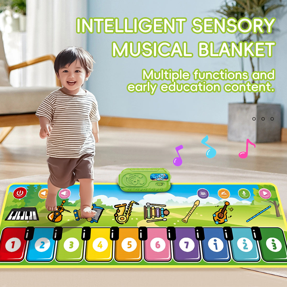 Piano Mat™ - Dancing on Notes - Musical Toys