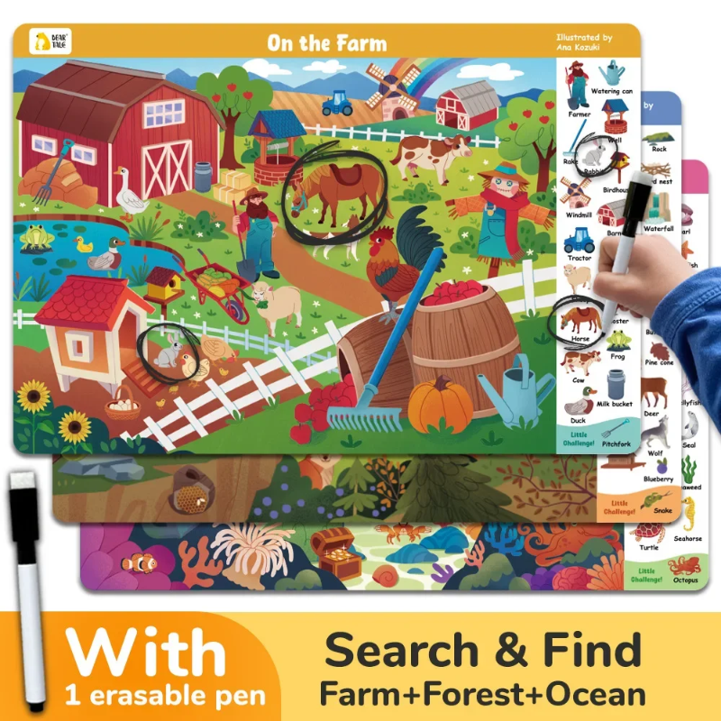 Search and Find Game – Educational & Fun – Activity Book