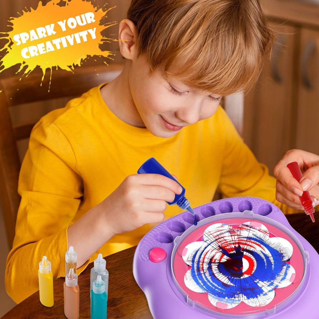 SpinArt – Creative & Educational – DIY Paint Spinning Top